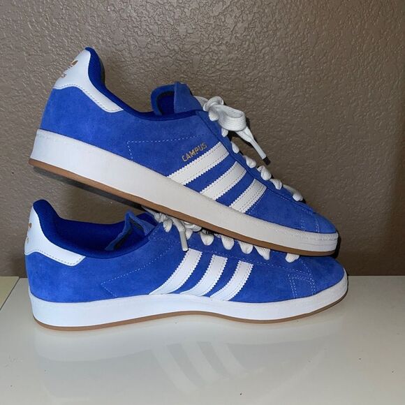 ADIDAS Campus ADV Shoes Royal blue size 10 1/2 men 11 1/2 women - Picture 6 of 9